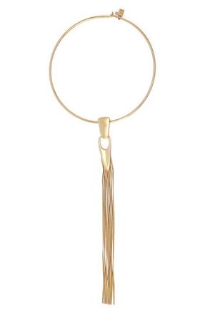 Robert Lee Morris Fringe Collar Necklace in Gold at Nordstrom