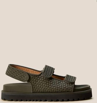 Naghedi Womens Catalina Sandal In Olive