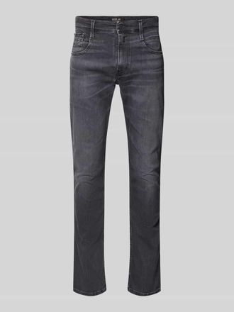 Replay Slim Fit Jeans im 5-Pocket-Design Modell Anbass in Dunkelgrau, Gr&ouml;&szlig;e 30/30