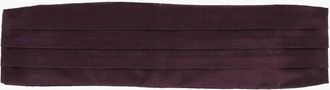 Corneliani Solid Color Silk Cummerbund with Pleats size Unica