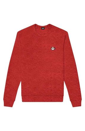 Dalix Cappuccino Fleece Sweatshirt in Heather Red at Nordstrom, Size Xx-Large