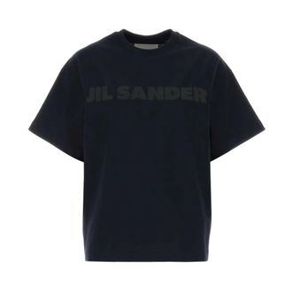 Jil Sander Dames, Tops, Blauw, Maat: S Katoen
