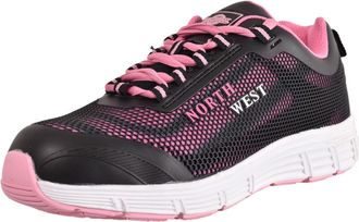 Northwest Territory Womens Taltson Northwest Territory Shoes Steel Toe Cap Work Trainers UK 7 Black/Pink