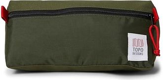 Topo Designs Dopp Kit Toiletries Case Olive/Olive, Nylon