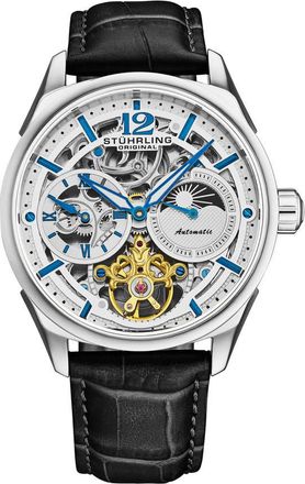 Stührling Legacy Chronograph Automatic Silver Dial Mens Watch M18244