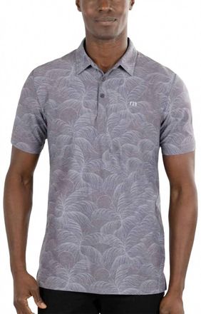 Travis Mathew Mens Four Lakes Polo In Heather Dark Gray