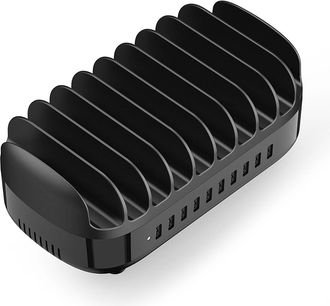 OEM Estaci&oacute;n De Carga Inteligente Orico Duk-10p-v1 Con 10 Puertos Usb-a - Negra