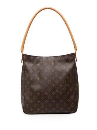 Louis Vuitton 2000 Monogram Looping GM shoulder bag - women - Leather/Fabric - One Size - Brown