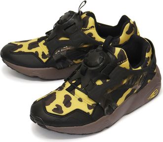 Puma Puma 391960 Disc Blaze Leopard Sneakers 01Light Straw-Chocolate, Light Straw-Chocolate, 26.0 cm