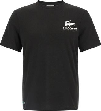 Lacoste Heren, Tops, Zwart, Maat: 2XL Katoen