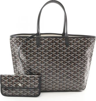 Goyard Black Multi-Color Pvc Leather Tote Bag (Pre-Owned)