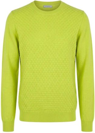 Malo Jersey de cuello redondo - Knitwear - Hombre - Verde - 2XL