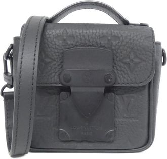 Louis Vuitton Taurillon Black Leather Shoulder Bag (Pre-Owned)