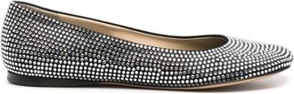 Loewe Toy ballet flats - women - Calf Leather/Calf Leather/glass/Calf Leather/Rubber - 37 - Black