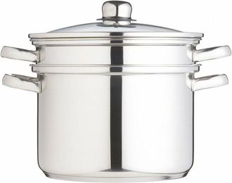 Kitchen Craft KitchenCraft 7,5 l Clearview - Fornello multiplo in acciaio inox