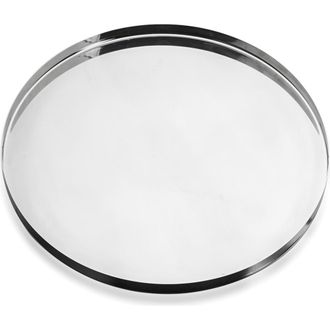 Mepra Stile By Pininfarina Round Tray in Silver - 13 at Nordstrom, Size Medium
