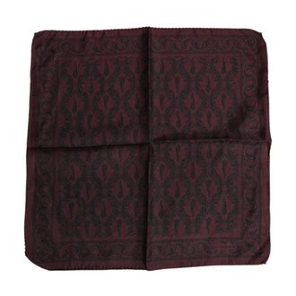 Dolce & Gabbana Pocket Scarves, male, Brown, Size: ONE SIZE Luxurious Logo Details Foulard Scarf