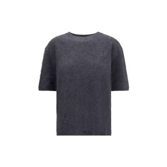 Lisa Yang Cashmere Short Sleeve Womens Sweater