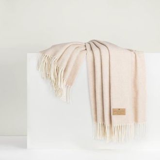 Lands Downunder Juno Cashmere Throw in Sand at Nordstrom