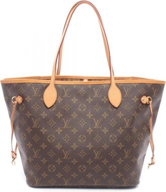 Louis Vuitton Brown Monogram Monogram Leather Handbag Tote Bag (Pre-Owned)