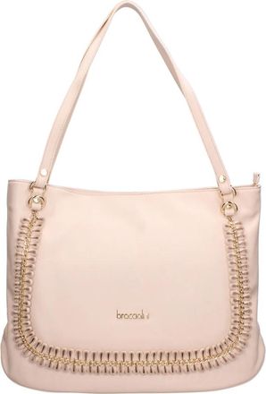 Braccialini Shoulder Bag - Dames - Schoudertassen - Beige - ONE Size - Leer - Tassen