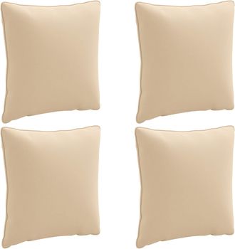 vidaXL Cojines De Respaldo De 4 Piezas Putten 4 Pcs 100% Poli&eacute;ster Vidaxl