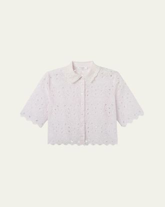 Frame Denim The Paisley Eyelet Shirt