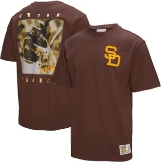 Mitchell & Ness Mens Mitchell & Ness Tony Gwynn Brown San Diego Padres Legends Collection Vintage Logo T-Shirt at Nordstrom, Size Medium