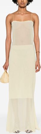 Jacquemus La Robe Brezza Mousseline Slip Dress - Womens - Polyester