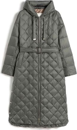 Max Mara Long Quilted Down Jacket