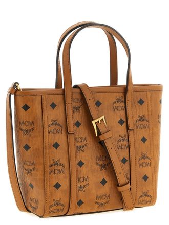 MCM Toni Top Handle Bag - Tan