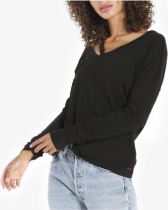 N:Philanthropy Boot Long Sleeve Top In Black