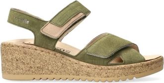 Mephisto Flat Sandalen - Dames - Sleehakken - Groen - 37 EU - Su&egrave;de - Schoenen