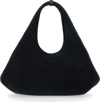Coperni Womens Shoulder Bag Black Suede