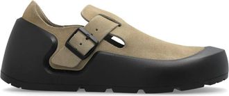 Birkenstock Reykjavik N Taupe, Nubuck Leather Shoes