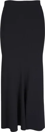 Dorothee Schumacher flared skirt - women - Elastane/Viscose/Yamamoto Neoprene - 5 - Black