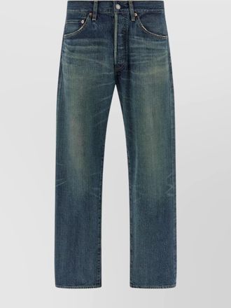 Junya Watanabe levis denim trousers faded effect