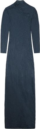 Self Portrait Langes Selbstportr&auml;tkleid mit Strasssteinen