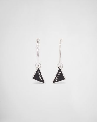 Prada Symbole drop earrings