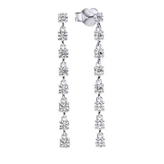 Pandora Earrings - Sterling silver Cubic Zirconia - silver - Earrings for ladies