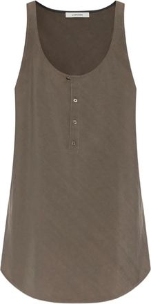 Christophe Lemaire Top con scollo ampio - Marrone