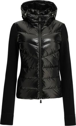 Moncler Cardigan con zip - - Jackets - Donna - Nero - M