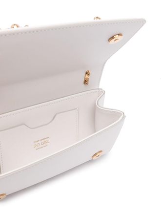 Dolce & Gabbana DG Girls leren mini-tas - Wit