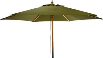 Progarden Parasol Madera Verde Oliva 250 Cm