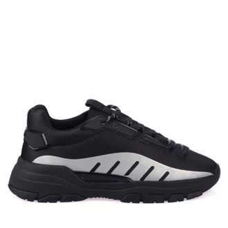 Lavair Mens Exo Trainers in Black Nylon - Size UK 11