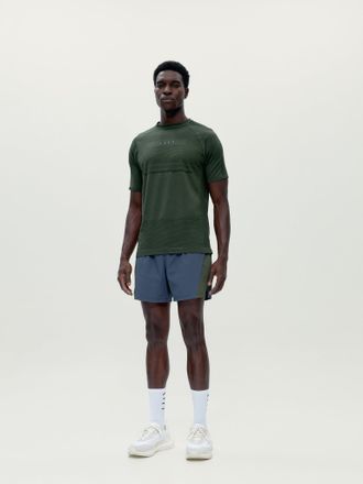 Born T-Shirt Grav Kaki Leaft