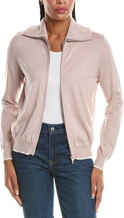 N.Peal N.Peal Cashmere-Blend Full Zip Cardigan