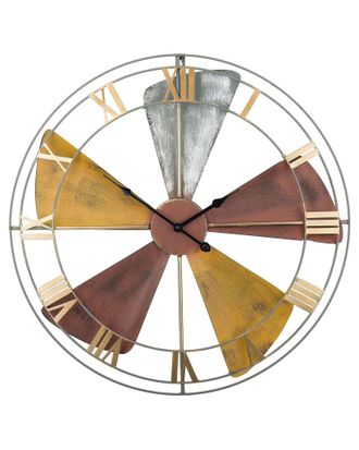 Beliani Orologio Da Parete Multicolore Wikon