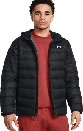 Under Armour Daunenjacke UNDER ARMOUR LEGEND DOWN HOODED JACKET, Herren, Gr. XXL, schwarz-weiss (schwarz, schwarz, wei&szlig;), Obermaterial: 100% Nylon. Wattierung: 100