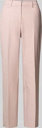 More & More More & More Hose mit B&uuml;gelfalten und Eingrifftaschen in Rose, Gr&ouml;&szlig;e 34